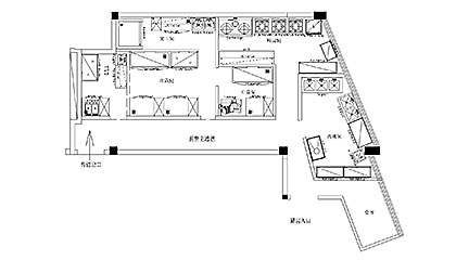 北京蜀香龙门厨房平面图